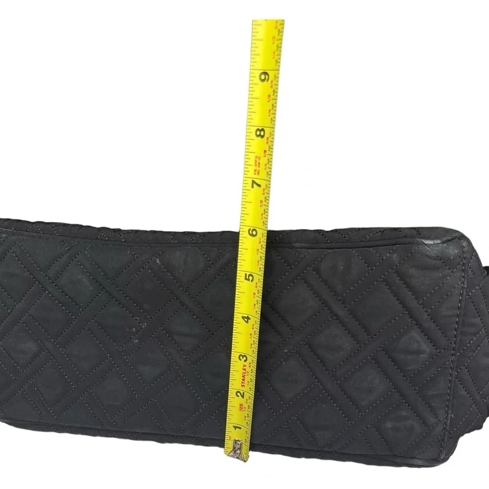 VERA BRADLEY MESSENGER BABY BAG IN QUILTED CLASSIC BLACK G5